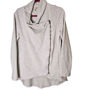 My Beloved light gray zip up sweatshirt, L.
